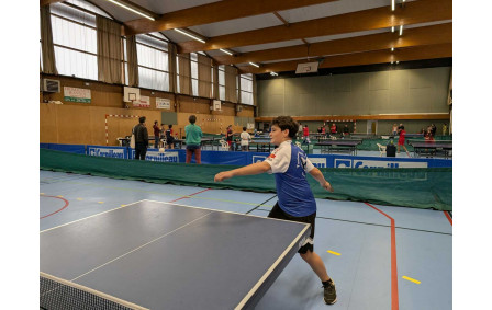 Johan (en cadet) en pleine action